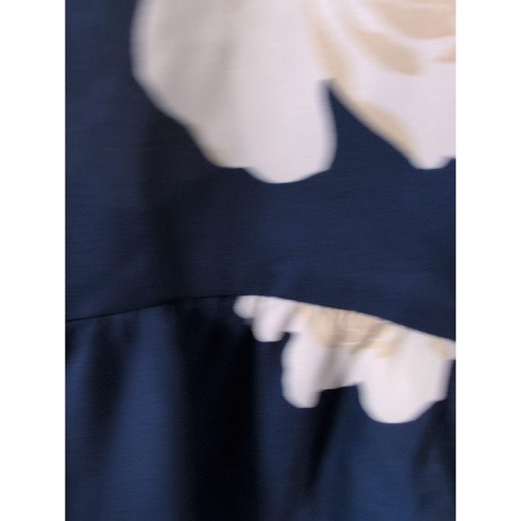 A.N.A Floral Flare Sleeves Blue Blouse Size Medium - Picture 6 of 8